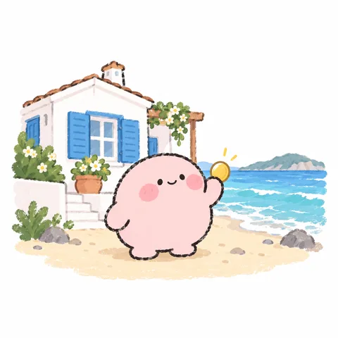 바닷가 집 고르미